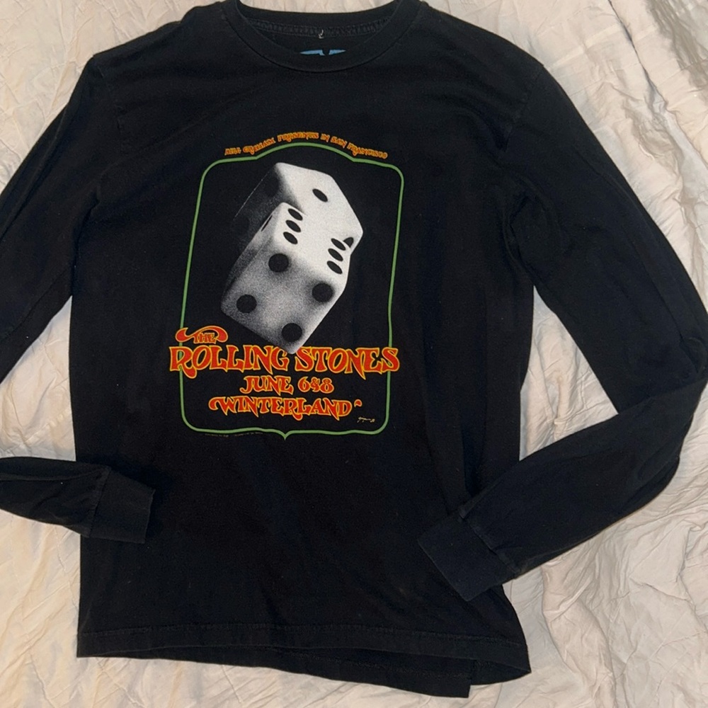 Rolling Stones black band tee